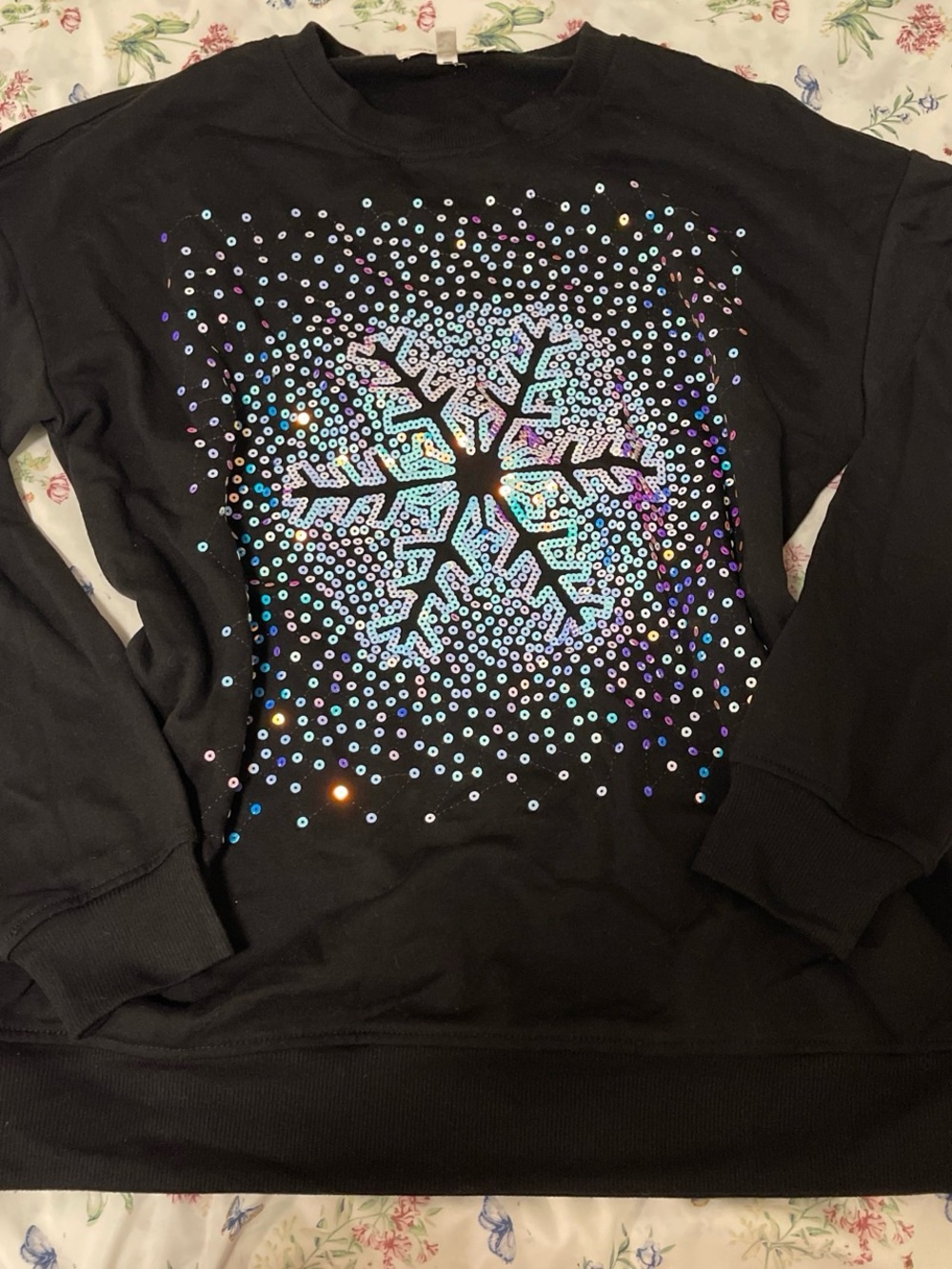 Workshop Republic Clothing Black Crewneck Sweatshirt